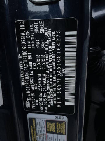 2016 Kia Sorento EX V6