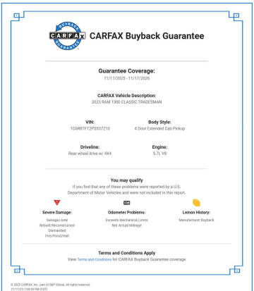 2023 RAM 1500 Classic Tradesman