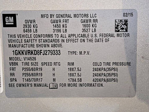 2015 GMC Acadia SLT-1