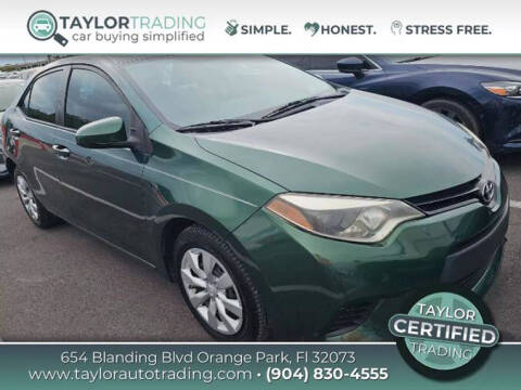 2014 Toyota Corolla for sale at Taylor Trading in Orange Park FL