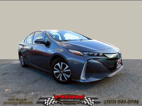 2018 Toyota Prius Prime for sale at PRIME MOTORS LLC in Arlington VA