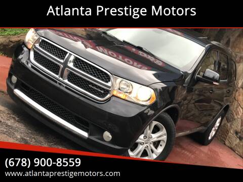 2012 Dodge Durango for sale at Atlanta Prestige Motors in Decatur GA