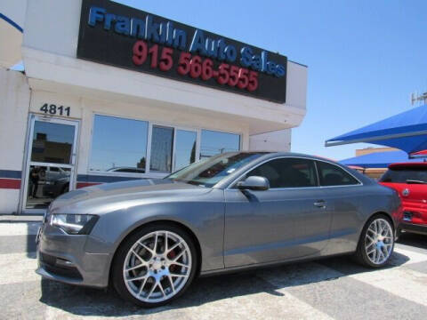 2013 Audi A5 for sale at Franklin Auto Sales in El Paso TX