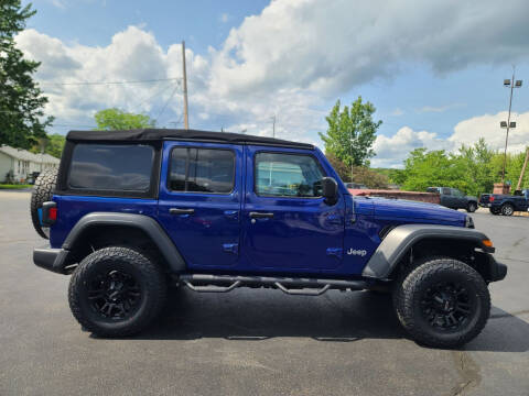 2018 Jeep Wrangler Unlimited for sale at R C Motors in Lunenburg MA