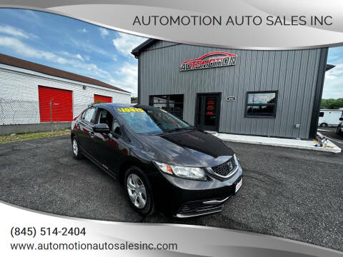 2014 Honda Civic for sale at Automotion Auto Sales Inc in Kingston NY