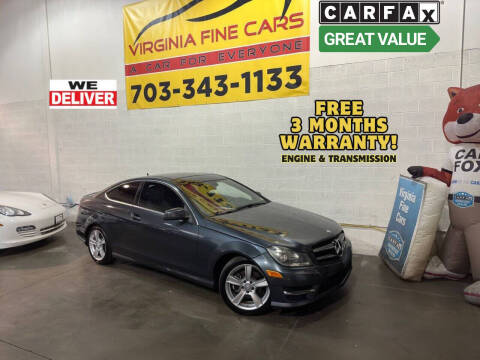 2014 Mercedes-Benz C-Class for sale at Virginia Fine Cars in Chantilly VA