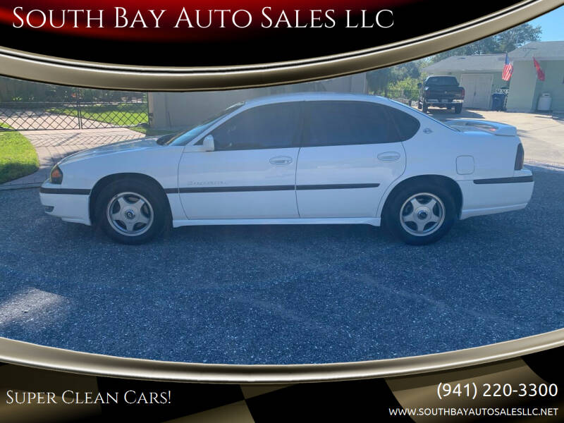 2002 Chevrolet Impala for sale at South Bay Auto Sales llc in Nokomis FL