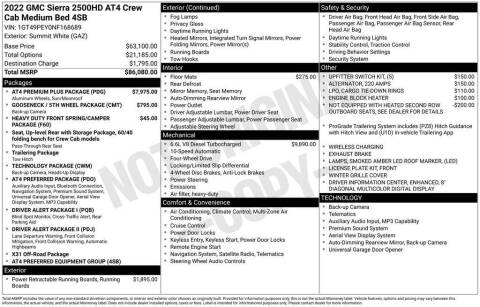 2022 GMC Sierra 2500HD