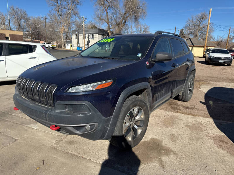 2015 Jeep Cherokee for sale at PYRAMID MOTORS AUTO SALES in Florence CO