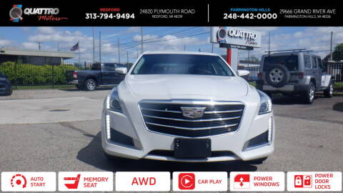 2016 Cadillac CTS for sale at Quattro Motors in Redford MI