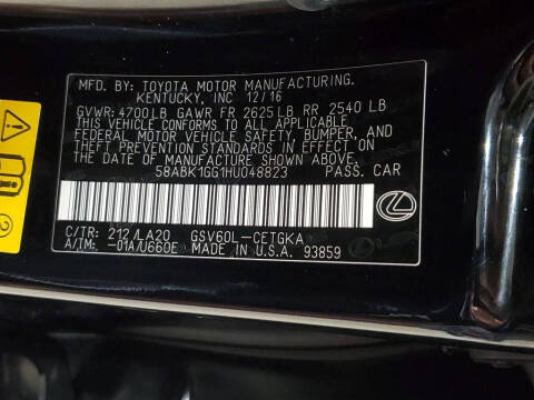 2017 Lexus ES 350