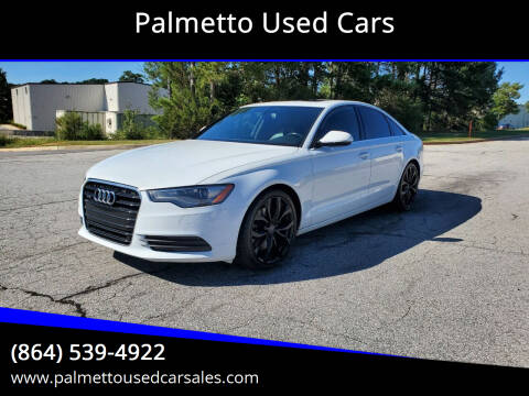 2014 Audi A6 for sale at Palmetto Used Cars in Piedmont SC