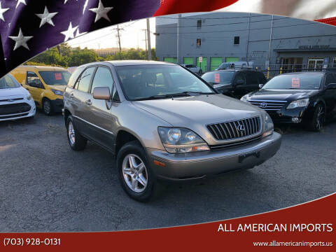 1999 Lexus RX 300 for sale at All American Imports in Alexandria VA