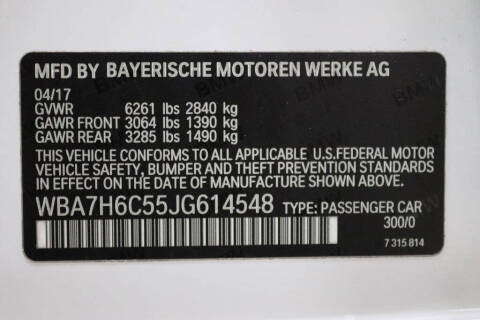 2018 BMW 7 Series M760i xDrive