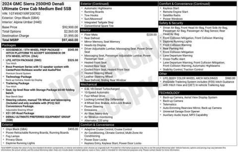 2024 GMC Sierra 2500HD