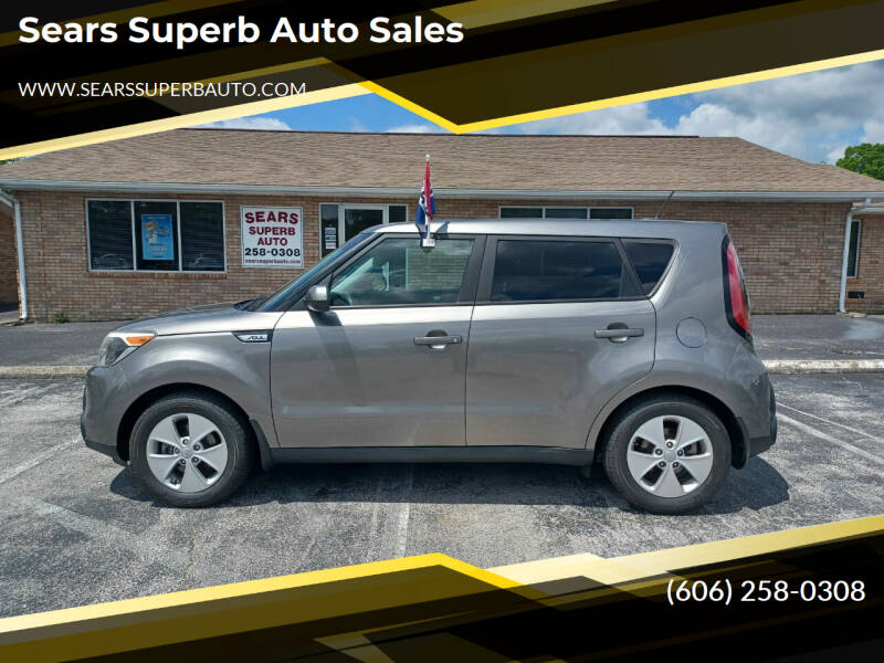 2016 Kia Soul for sale at Sears Superb Auto Sales in Corbin KY
