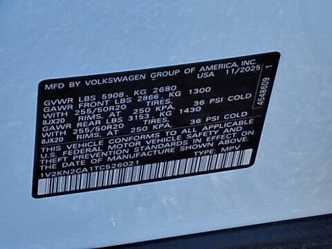 2026 Volkswagen Atlas SE 4Motion