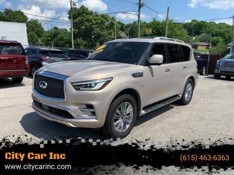 2019 Infiniti QX80 for sale at City Car Inc in Nashville TN