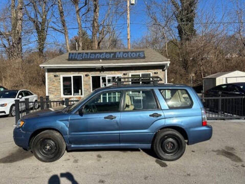 2008 Subaru Forester for sale at Highlander Motors in Radford VA