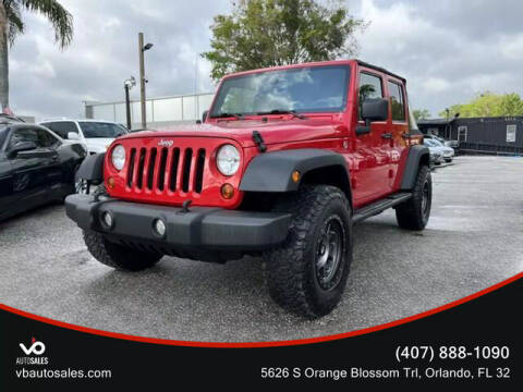 2009 Jeep Wrangler Unlimited for sale at V & B Auto Sales in Orlando FL