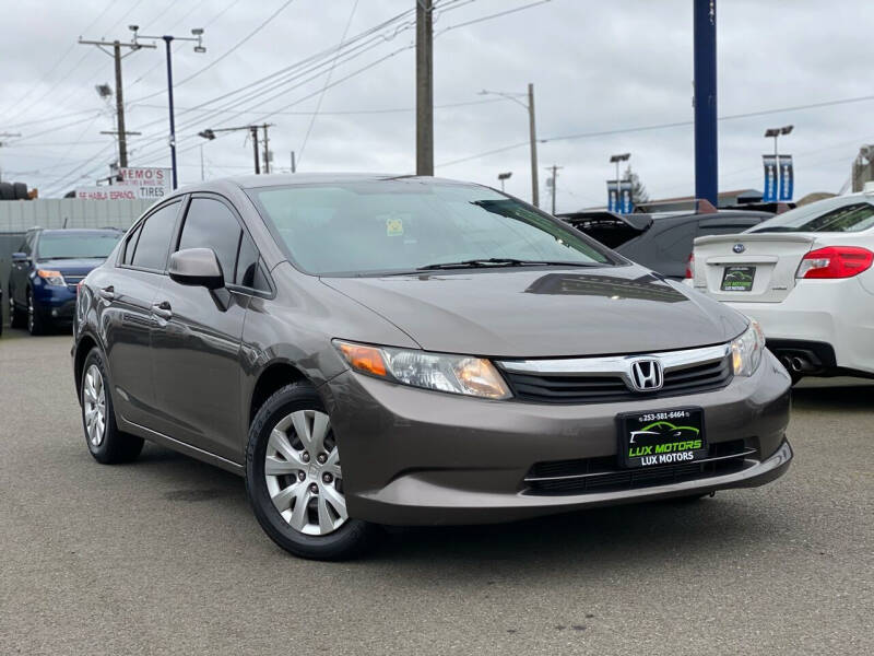 2012 Honda Civic for sale at Lux Motors in Tacoma WA