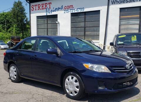 2013 Toyota Corolla for sale at Street Visions in Telford PA