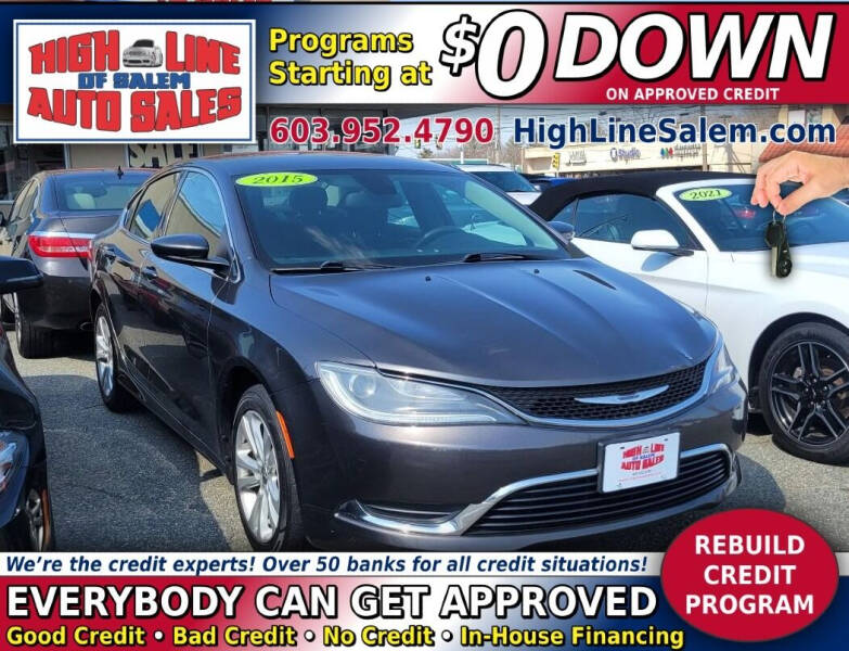 2015 Chrysler 200 for sale at High Line Auto Sales of Salem in Salem NH
