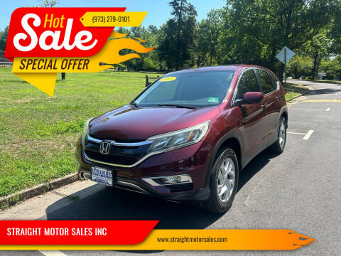 2015 Honda CR-V for sale at STRAIGHT MOTOR SALES INC in Paterson NJ