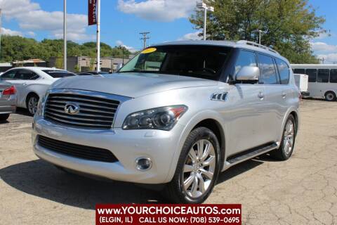 2012 Infiniti QX56 for sale at Your Choice Autos - Elgin in Elgin IL