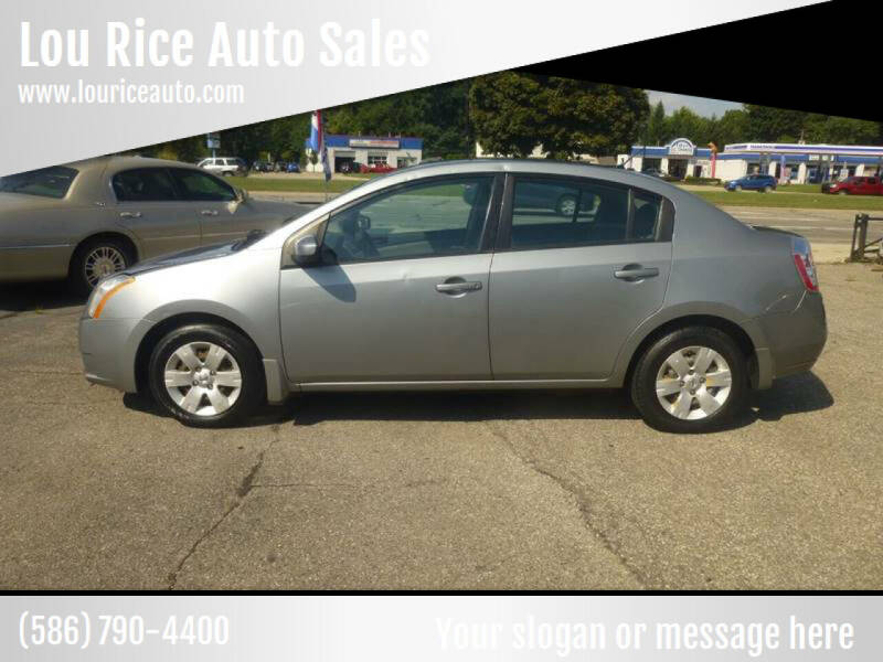 2009 Nissan Sentra for sale at Lou Rice Auto Sales in Clinton Township MI