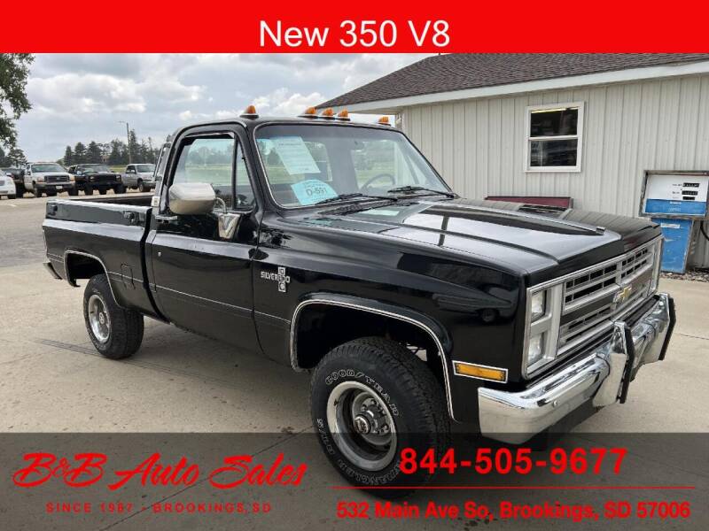 1986 Chevrolet C/K 10 Series for sale at B & B Auto Sales in Brookings SD