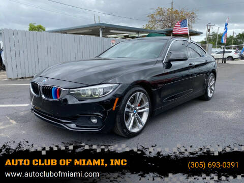 2018 BMW 4 Series for sale at AUTO CLUB OF MIAMI, INC in Miami FL