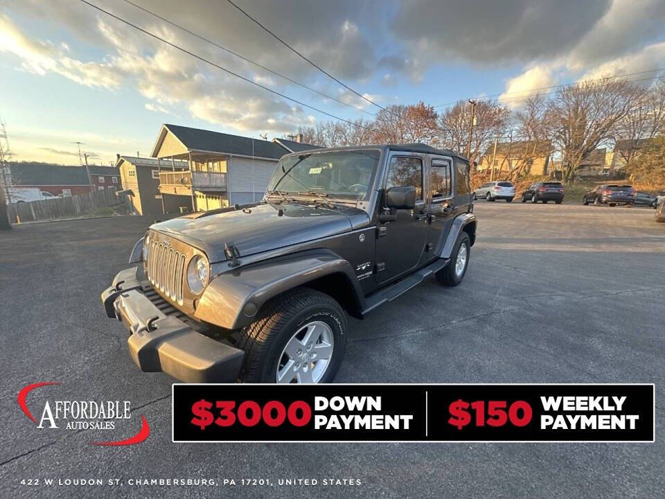 2018 Jeep Wrangler JK Unlimited for sale at Chambersburg Affordable Auto in Chambersburg, PA