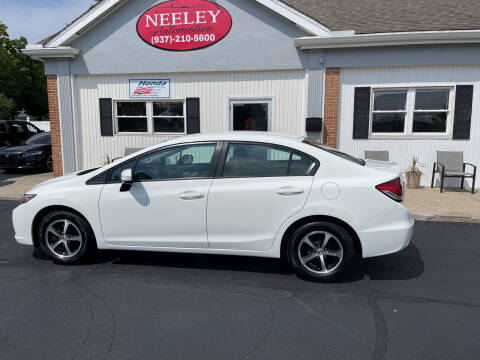 2015 Honda Civic for sale at Neeley Automotive in Bellefontaine OH