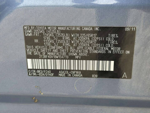 2011 Toyota RAV4