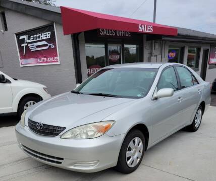 2002 Toyota Camry for sale at FLETCHER AUTO SALES in Augusta GA