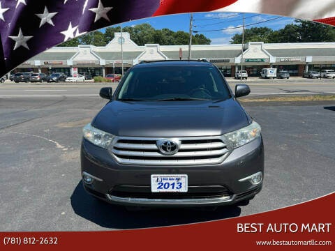 2013 Toyota Highlander for sale at Best Auto Mart in Weymouth MA