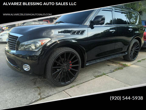 2011 Infiniti QX56 for sale at ALVAREZ BLESSING AUTO SALES LLC in Green Bay WI