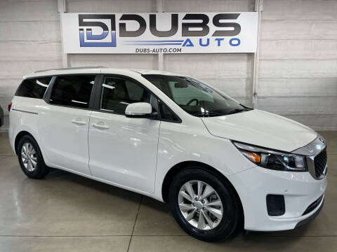 2017 Kia Sedona for sale at DUBS AUTO LLC in Clearfield UT