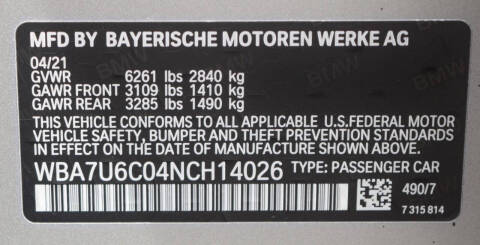 2022 BMW 7 Series M760i xDrive