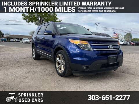 2015 Ford Explorer for sale at Sprinkler Used Cars in Longmont CO