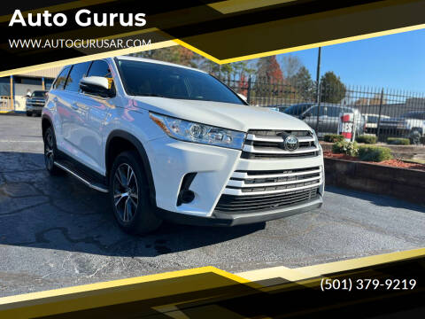 2019 Toyota Highlander for sale at Auto Gurus in Little Rock AR