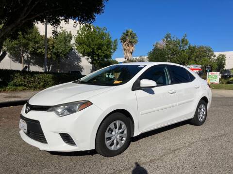 2015 Toyota Corolla for sale at Trade In Auto Sales in Van Nuys CA