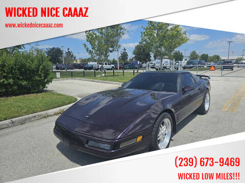 1992 Chevrolet Corvette for sale at WICKED NICE CAAAZ in Cape Coral FL