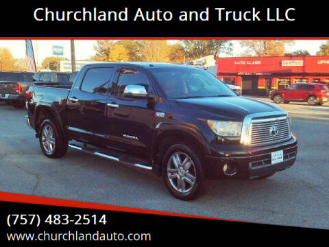 2012 Toyota Tundra for sale at Churchland Auto and Truck LLC in Portsmouth VA