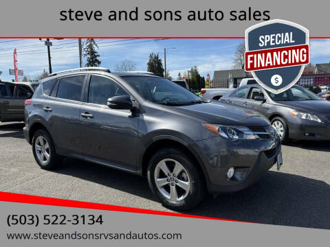 2015 Toyota RAV4 for sale at steve and sons auto sales - Steve & Sons Auto Sales 4 in Portland OR