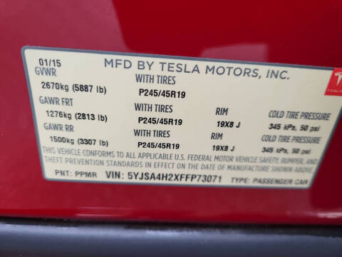 2015 Tesla Model S P85D