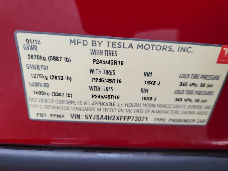 2015 Tesla Model S P85D
