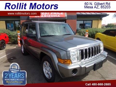 2007 Jeep Commander for sale at Rollit Motors in Mesa AZ