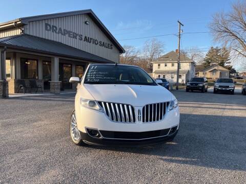 2011 Lincoln MKX for sale at Drapers Auto Sales in Peru IN